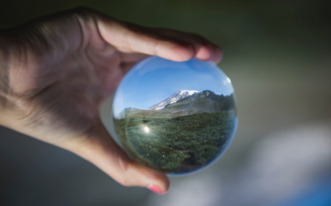 clear glass ball